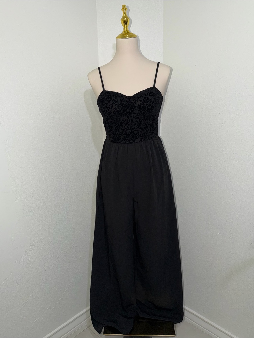 Black Wide Leg Jumpsuit